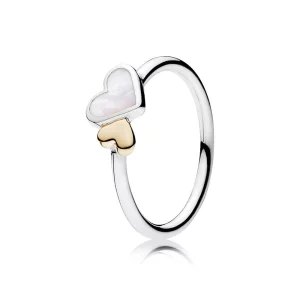 (image pour) PANDORA - Bague Cœurs Lumineux - 190998MOP
