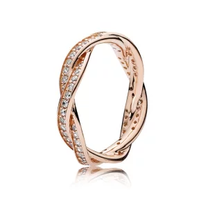 (image pour) PANDORA - Bague Destinée Rose - 180892CZ