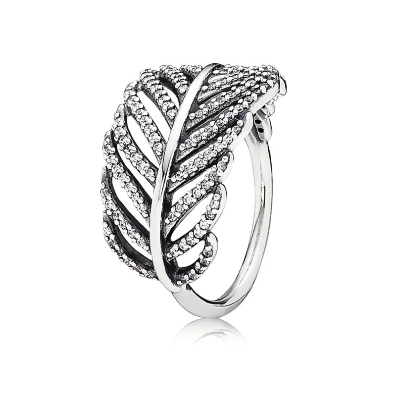 (image pour) PANDORA - Bague Feuille - 190886CZ