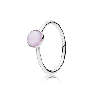 (image pour) PANDORA - Bague Pierre de Naissance Gouttelette d'Octobre - 191012NOP