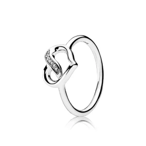 (image pour) PANDORA - Bague Rubans de l'Amour - 191022CZ