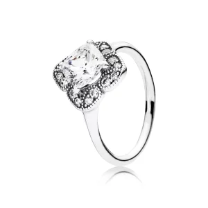 PANDORA - Caprice en fleur, cz incolore - 190966CZ (image pour) PANDORA - Caprice en fleur, cz incolore - 190966CZ