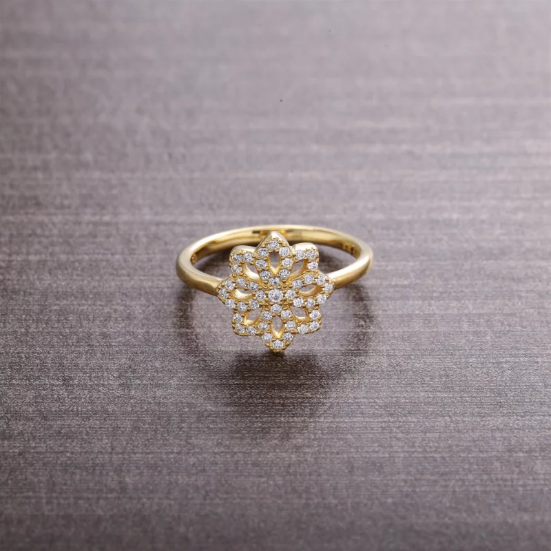 (image pour) PANDORA Dentelle en fleur, cz incolore - 150182CZ - Afficher 2