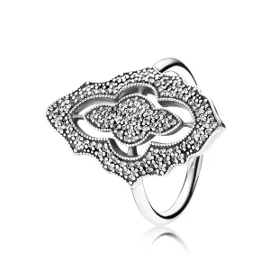 (image pour) PANDORA - Dentelle scintillante, cz incolore - 190917CZ - Bagues