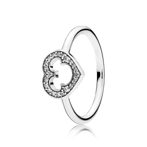 (image pour) Disney, PANDORA Silhouette de Mickey - 190957CZ