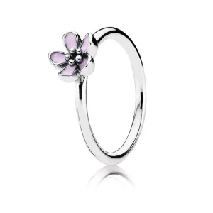 (image pour) PANDORA - Fleurs de cerisier, émail rose pastel - 190879EN40 - Bagues