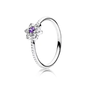 (image pour) PANDORA - Myosotis, cz mauve et incolore - 190990ACZ