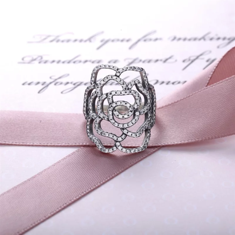 (image pour) PANDORA - Rose miroitante, cz incolore - 190951CZ - Afficher 2