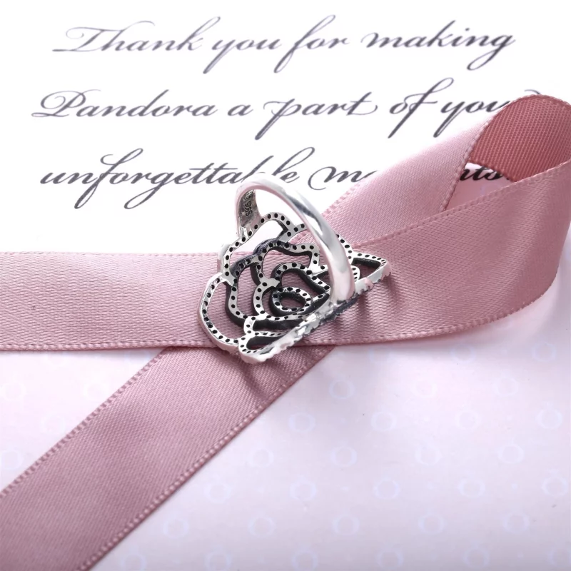 (image pour) PANDORA - Rose miroitante, cz incolore - 190951CZ - Afficher 3