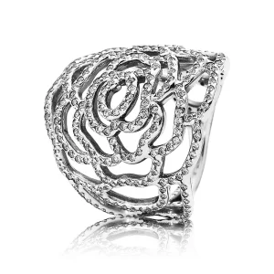 (image pour) PANDORA - Rose miroitante, cz incolore - 190951CZ