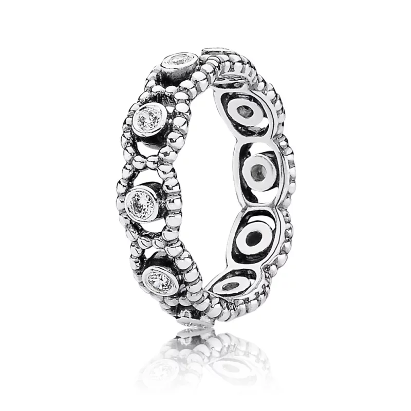 (image pour) PANDORA - Sa majesté, cz incolore - 190881CZ