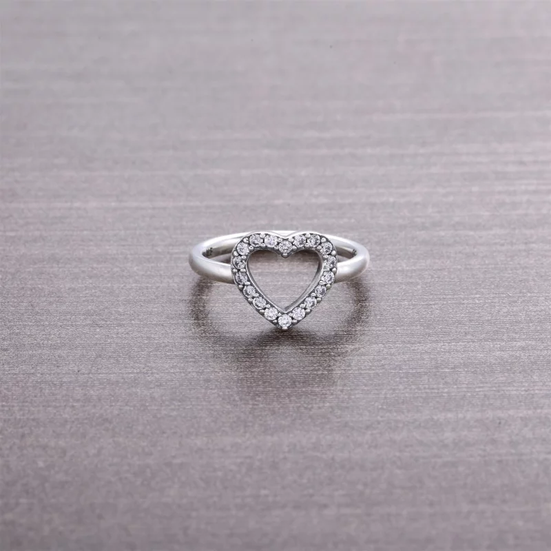 (image pour) PANDORA - Silver ring with cubic zirconia - 190861CZ - Afficher 2