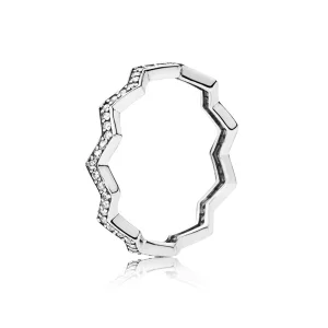 (image pour) Zigzag Scintillant, bague PANDORA France - 197751CZ