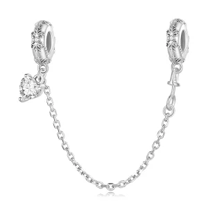 (image pour) Chaîne de sécurité style Pandora motif rétro - SCC2407