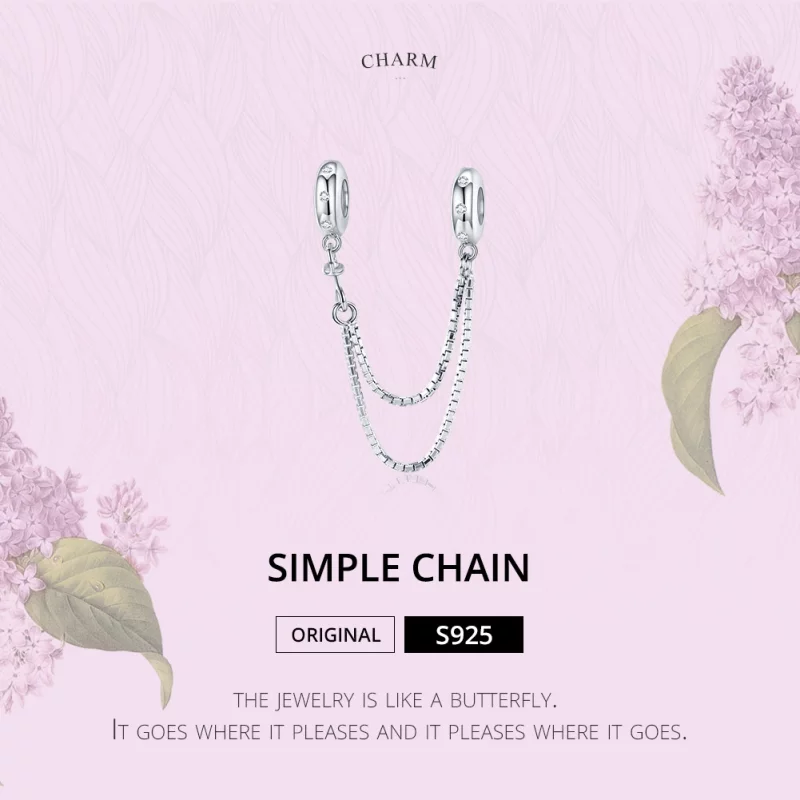 (image pour) Chaîne de Confort Style PANDORA Chaîne simple - SCC1419 - Afficher 6