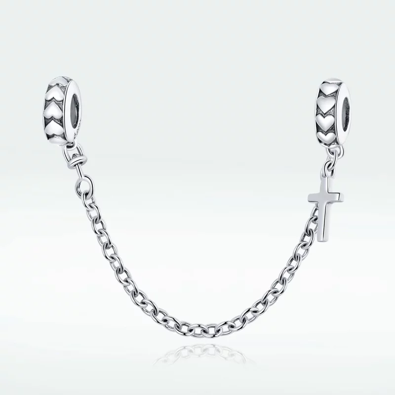 (image pour) Chaîne de Confort Style PANDORA Croix simple - BSC362 - Afficher 5