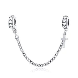 (image pour) Chaîne de Confort Style PANDORA Croix simple - BSC362