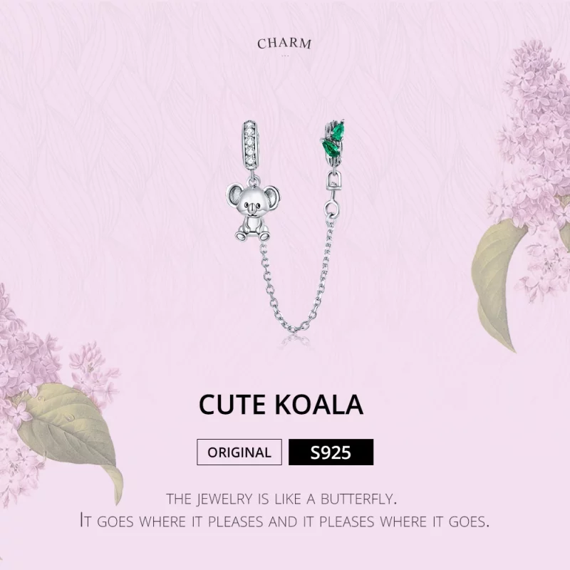 (image pour) Chaîne de Confort Style PANDORA Koala mignon - SCC1523 - Afficher 6