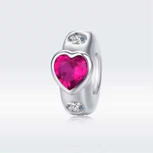 (image pour) Charm espaceur Style PANDORA Amour lumineux - BSC123
