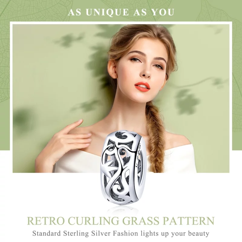 (image pour) Charm espaceur Style PANDORA Ancien - SCC716 - Afficher 6