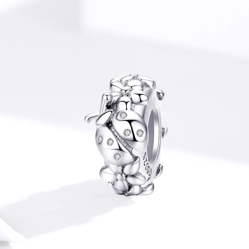 (image pour) Charm espaceur Style PANDORA Coccinelle - BSC112 - Afficher 4