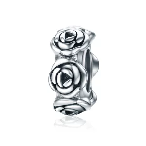 (image pour) Charm espaceur Style PANDORA Couronne de roses - SCC596