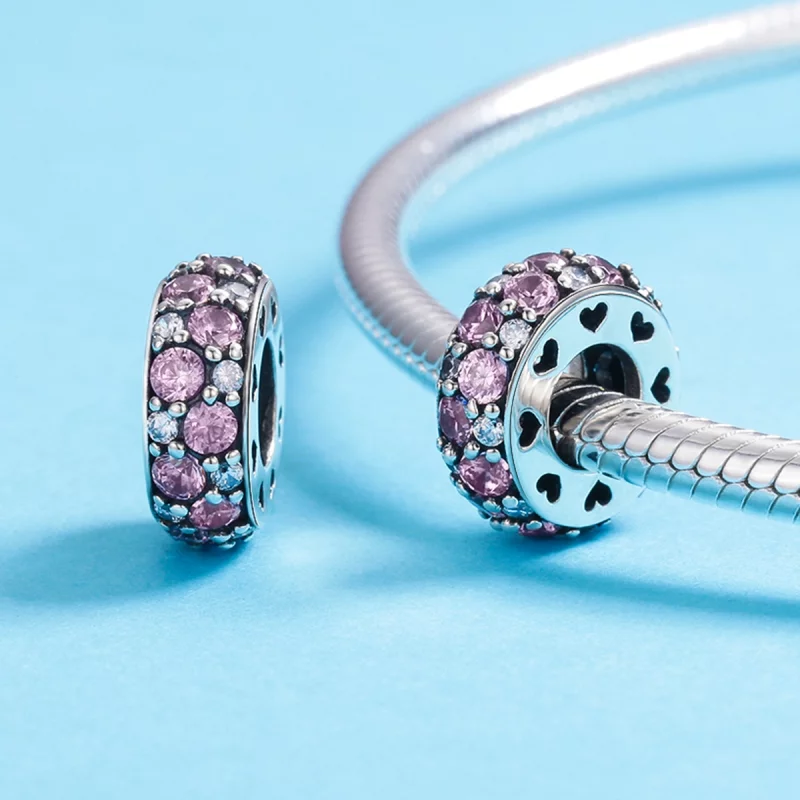 (image pour) Charm espaceur Style PANDORA Cœur - SCC635 - Afficher 4