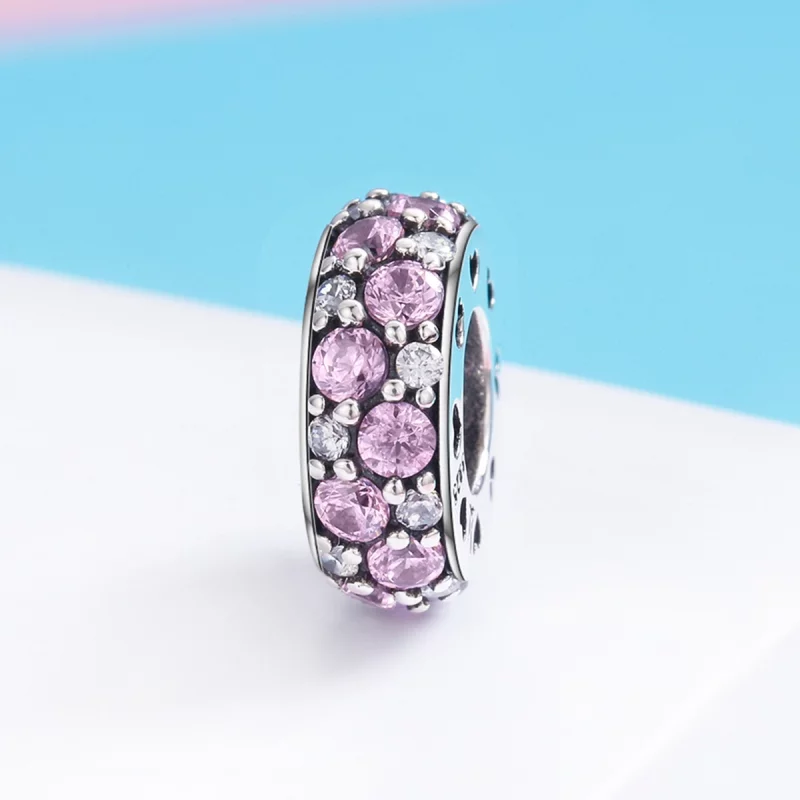 (image pour) Charm espaceur Style PANDORA Cœur - SCC635 - Afficher 7