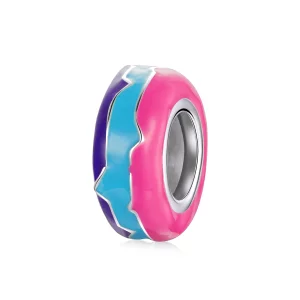 (image pour) Charm espaceur Style PANDORA Cyberpunk - Perles éblouissantes - SCC1843