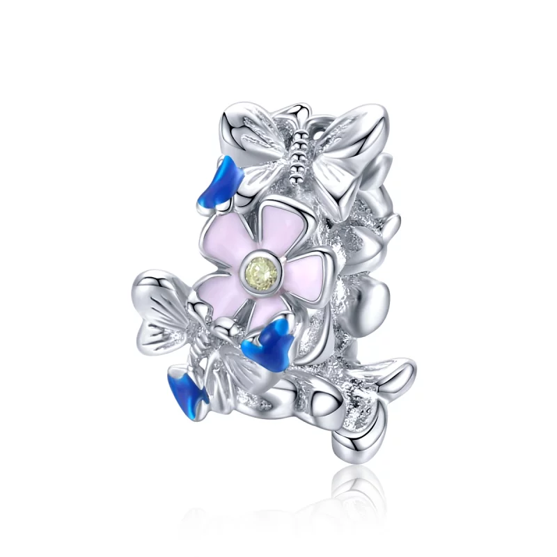 (image pour) Charm espaceur Style PANDORA Jardin coloré - BSC288