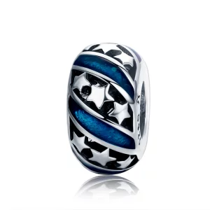 (image pour) Charm espaceur Style PANDORA La rivière aux étoiles brillantes - SCC636