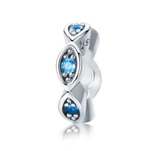 (image pour) Charm espaceur Style PANDORA Les yeux brillants - SCC513