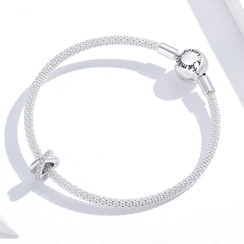 (image pour) Charm espaceur Style PANDORA Élégant - BSC214 - Afficher 2