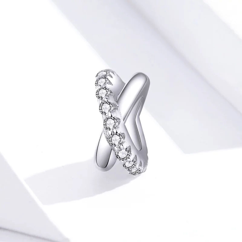 (image pour) Charm espaceur Style PANDORA Élégant - BSC214 - Afficher 4