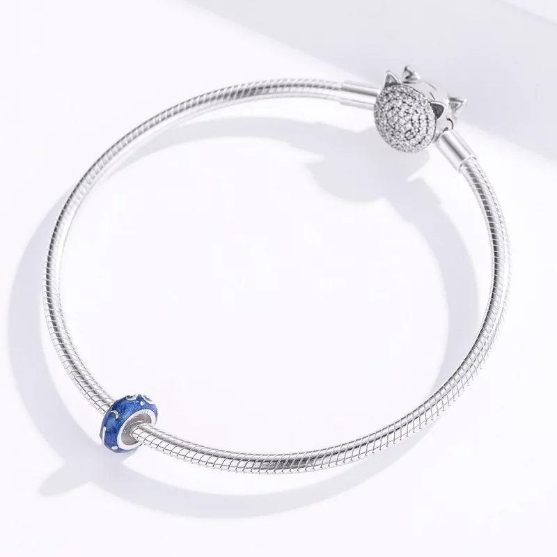 (image pour) Charm espaceur Style PANDORA Lueur d'étoile - SCC1388 - Afficher 3