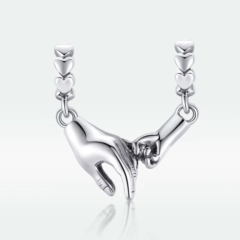 (image pour) Charm espaceur Style PANDORA Main dans la main - SCC1700 - Afficher 5