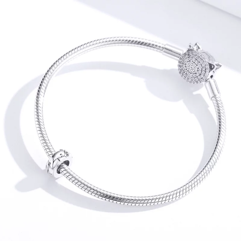 (image pour) Charm espaceur Style PANDORA Motif classique - SCC1559 - Afficher 2