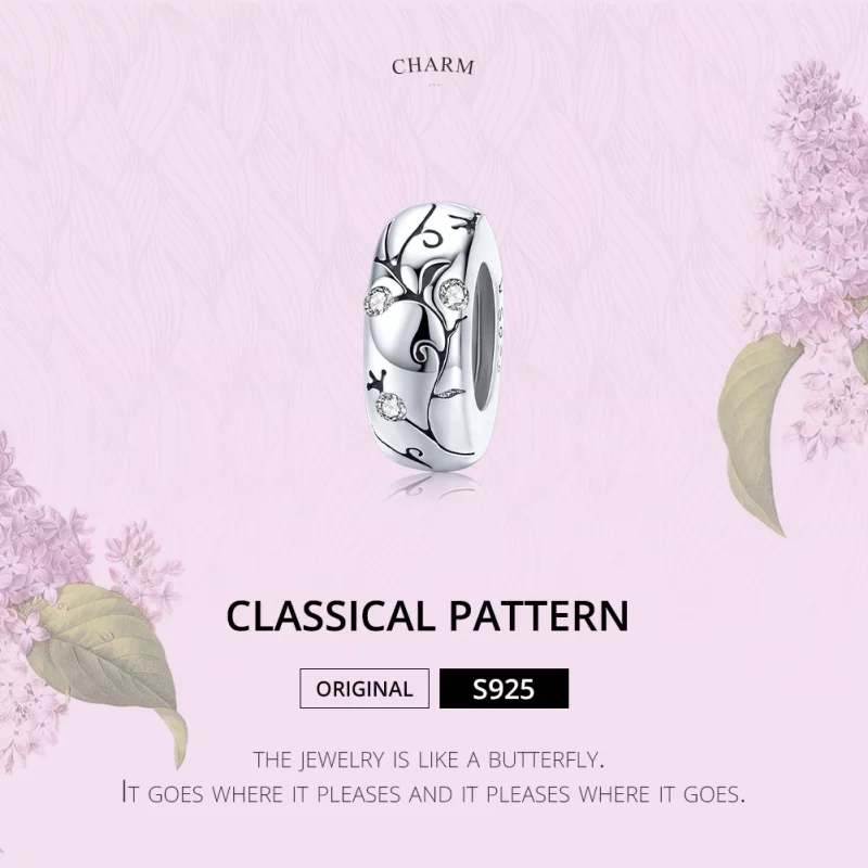 (image pour) Charm espaceur Style PANDORA Motif classique - SCC1559 - Afficher 6