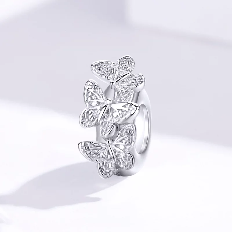 (image pour) Charm espaceur Style PANDORA Papillon - BSC120 - Afficher 2