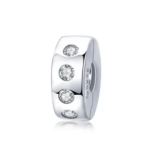 (image pour) Charm espaceur Style PANDORA Zircone - BSC165