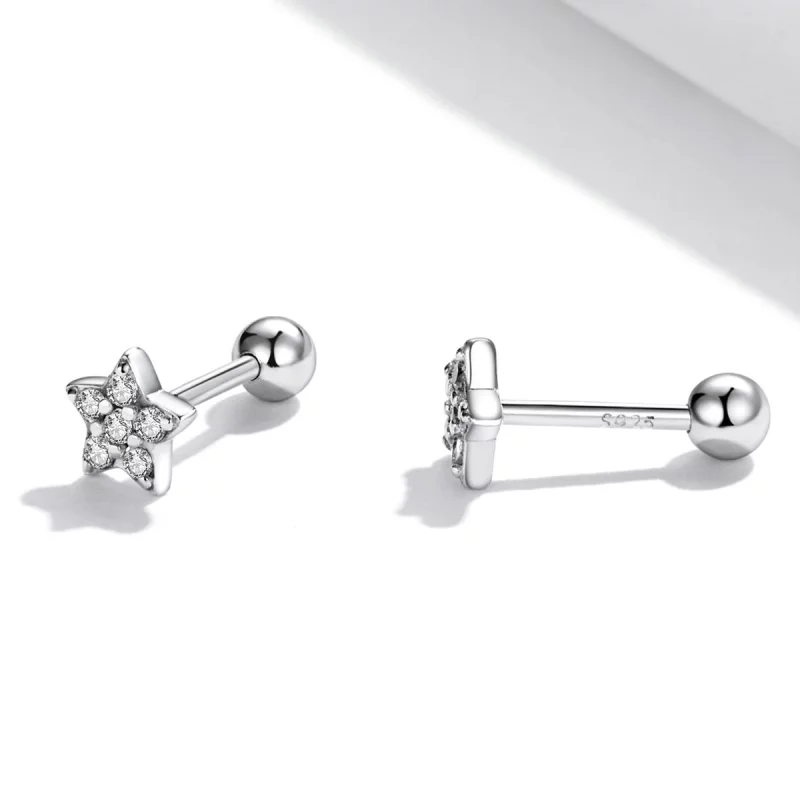 (image pour) Boucles d'oreilles à clou Pandora Style Shining Star - SCE1297 - Afficher 3