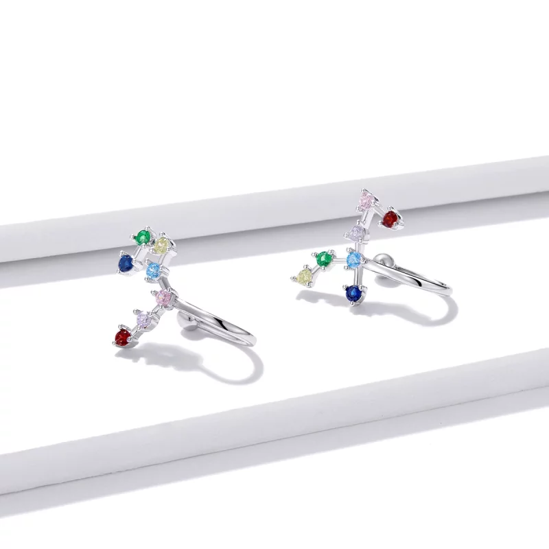 (image pour) Boucles d'oreilles à clou style Pandora Star Track - BSE457 - Afficher 2