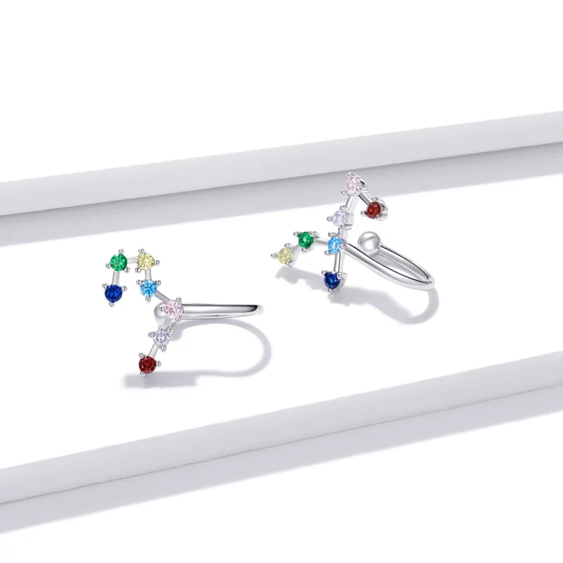 (image pour) Boucles d'oreilles à clou style Pandora Star Track - BSE457 - Afficher 3