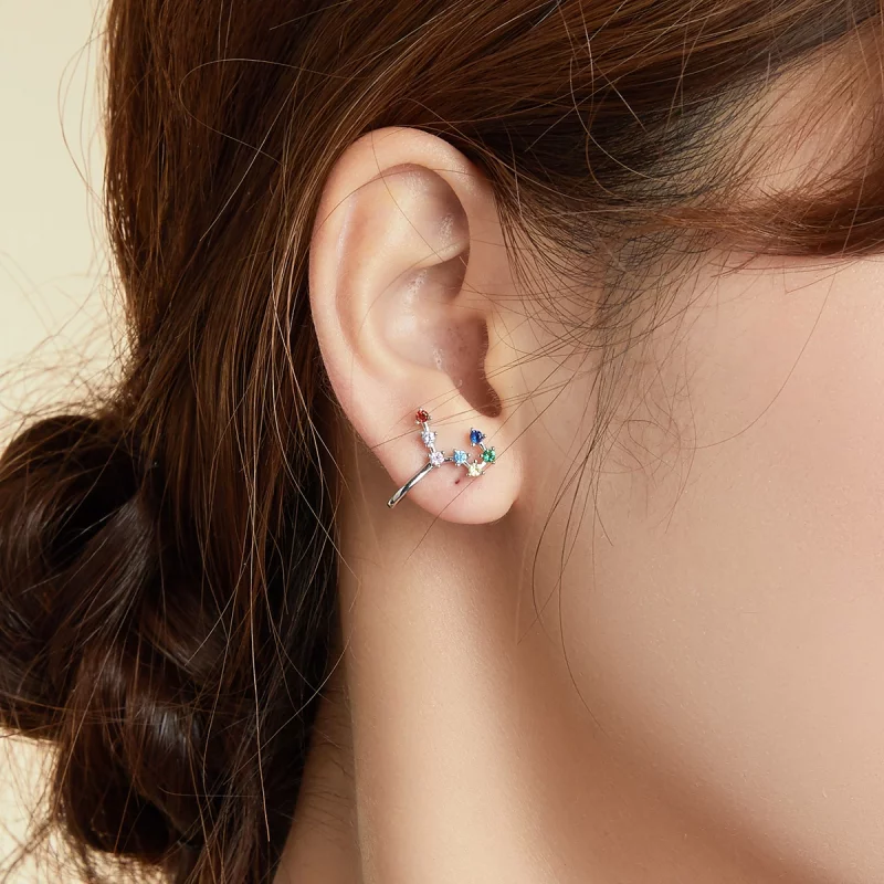(image pour) Boucles d'oreilles à clou style Pandora Star Track - BSE457 - Afficher 6