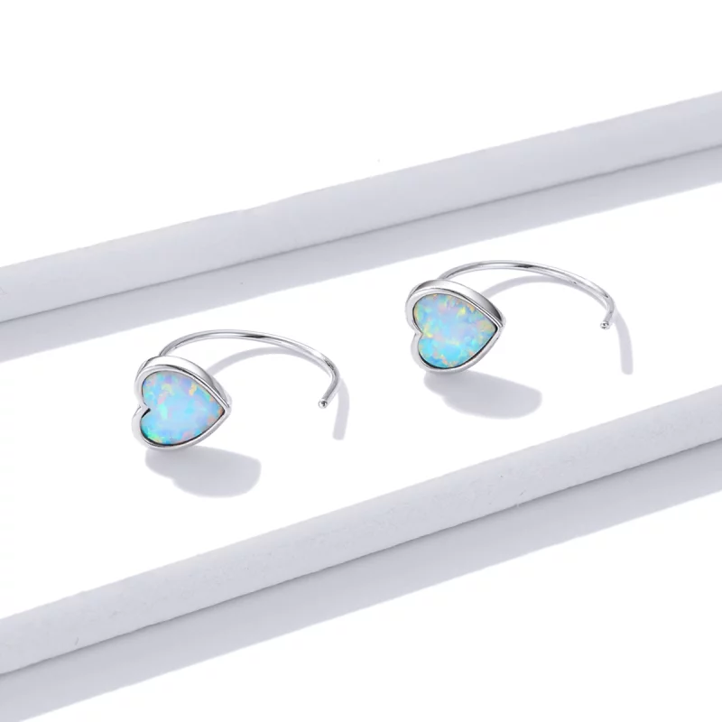 (image pour) Boucles d'oreilles à clous de style Pandora Aurora Romance - BSE499 - Afficher 2