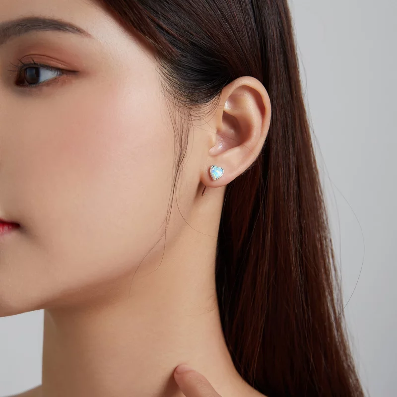 (image pour) Boucles d'oreilles à clous de style Pandora Aurora Romance - BSE499 - Afficher 6
