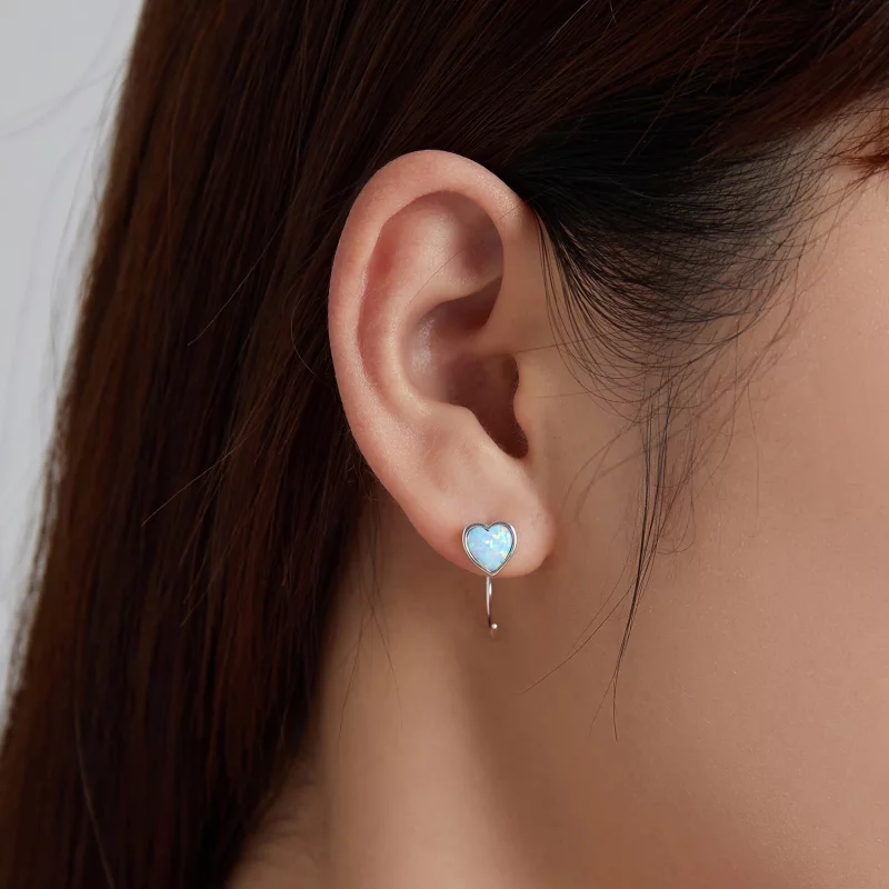 (image pour) Boucles d'oreilles à clous de style Pandora Aurora Romance - BSE499 - Afficher 8