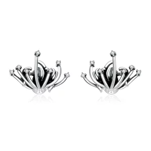 (image pour) Boucles d'oreilles à clous de style Pandora Lycoris radiata - SCE940