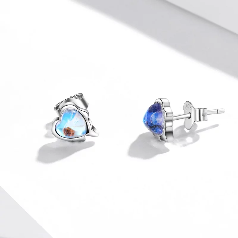 (image pour) Boucles d'oreilles à clous de style Pandora Melting Love - SCE1306 - Afficher 3