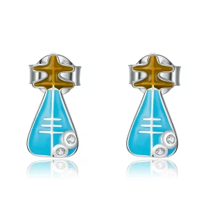 (image pour) Boucles d'oreilles clous de style Pandora Mini Lute - SCE1216